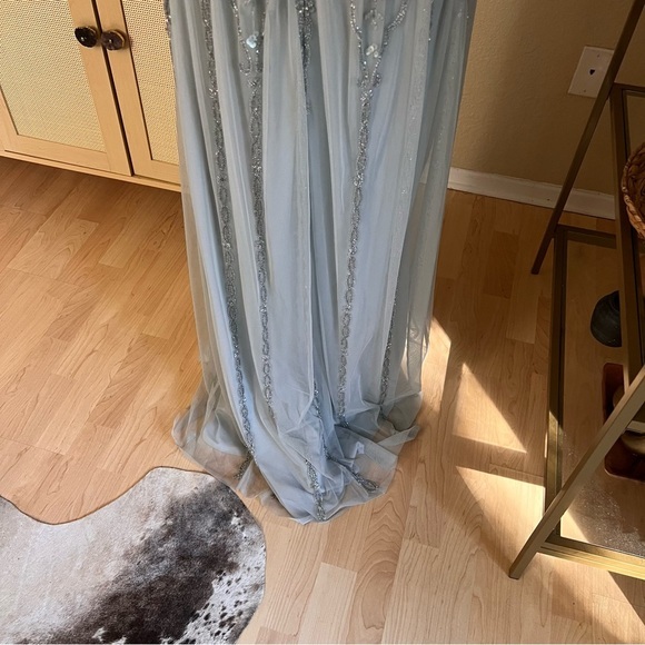 BHLDN x ANTHROPOLOGIE Beaded Eliza Dress Gown Size 8 - Picture 7 of 15